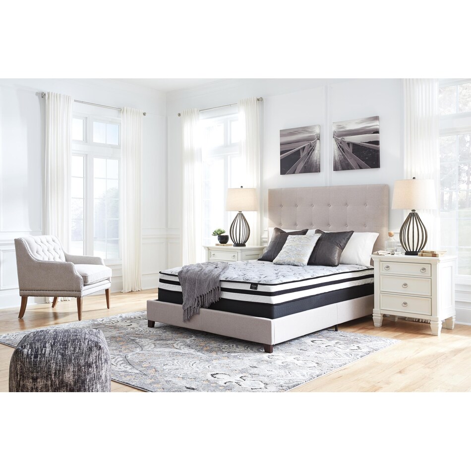 chime inch innerspring white mattress king   