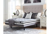 chime inch innerspring white mattress king   
