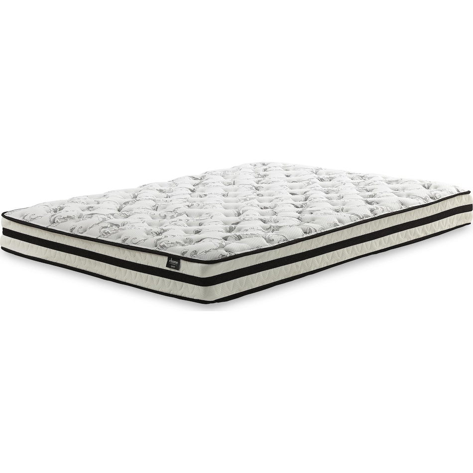 chime inch innerspring white mattress queen   