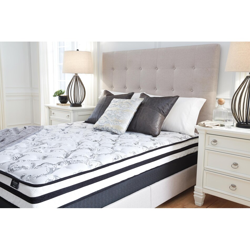 chime inch innerspring white mattress queen   