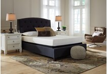 chime inch memory foam white mattress full   
