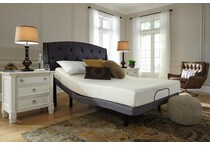 chime inch memory foam white mattress full   