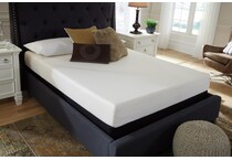 chime inch memory foam white mattress full   
