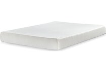 chime inch memory foam white mattress full   