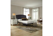 chime inch memory foam white mattress king   