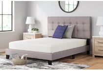 chime inch memory foam white mattress queen   