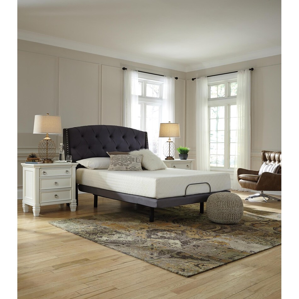chimeinch memory foam white mattress full   
