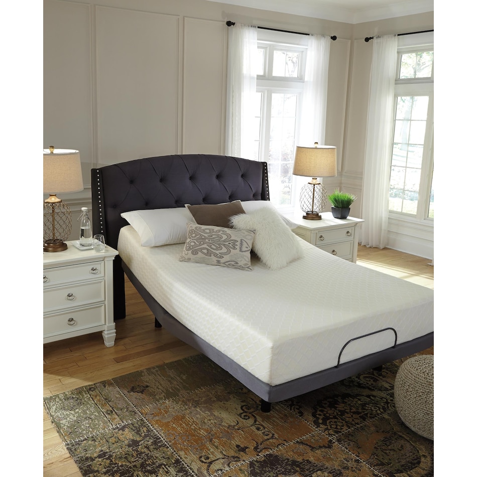 chimeinch memory foam white mattress queen   