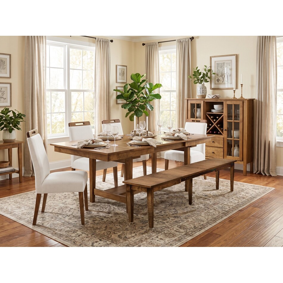 christopher walnut bench   