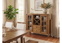christopher walnut buffet   