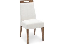christopher walnut side chair   