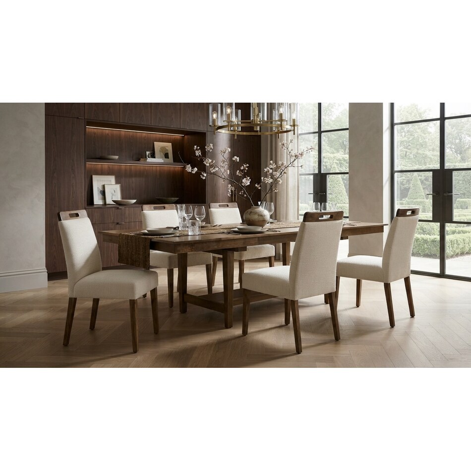 christopher walnut side chair   