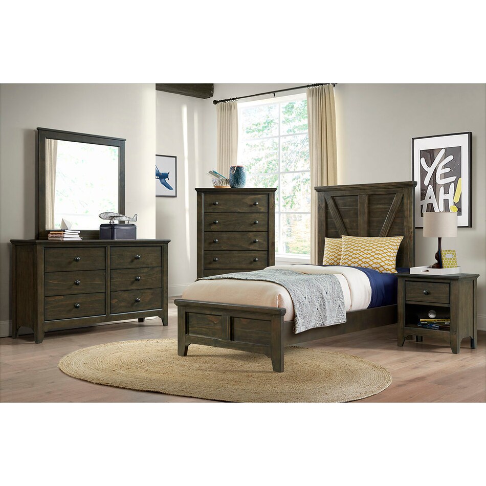 ciara river rock nightstand   