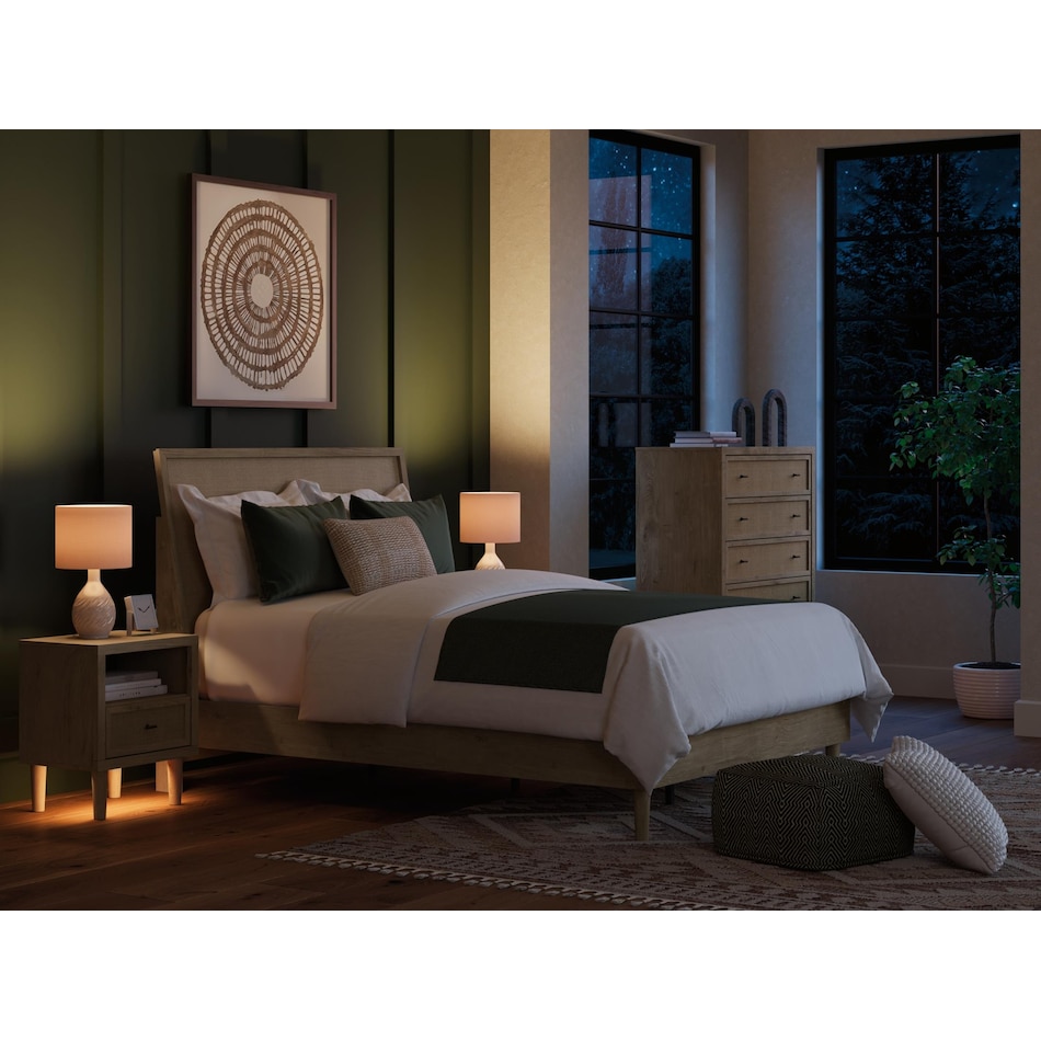 cielden brown nightstand   