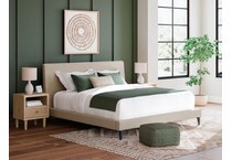 cielden gray king headboard   
