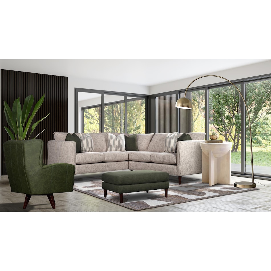 cillian leather accent chair   