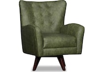 cillian leather accent chair   