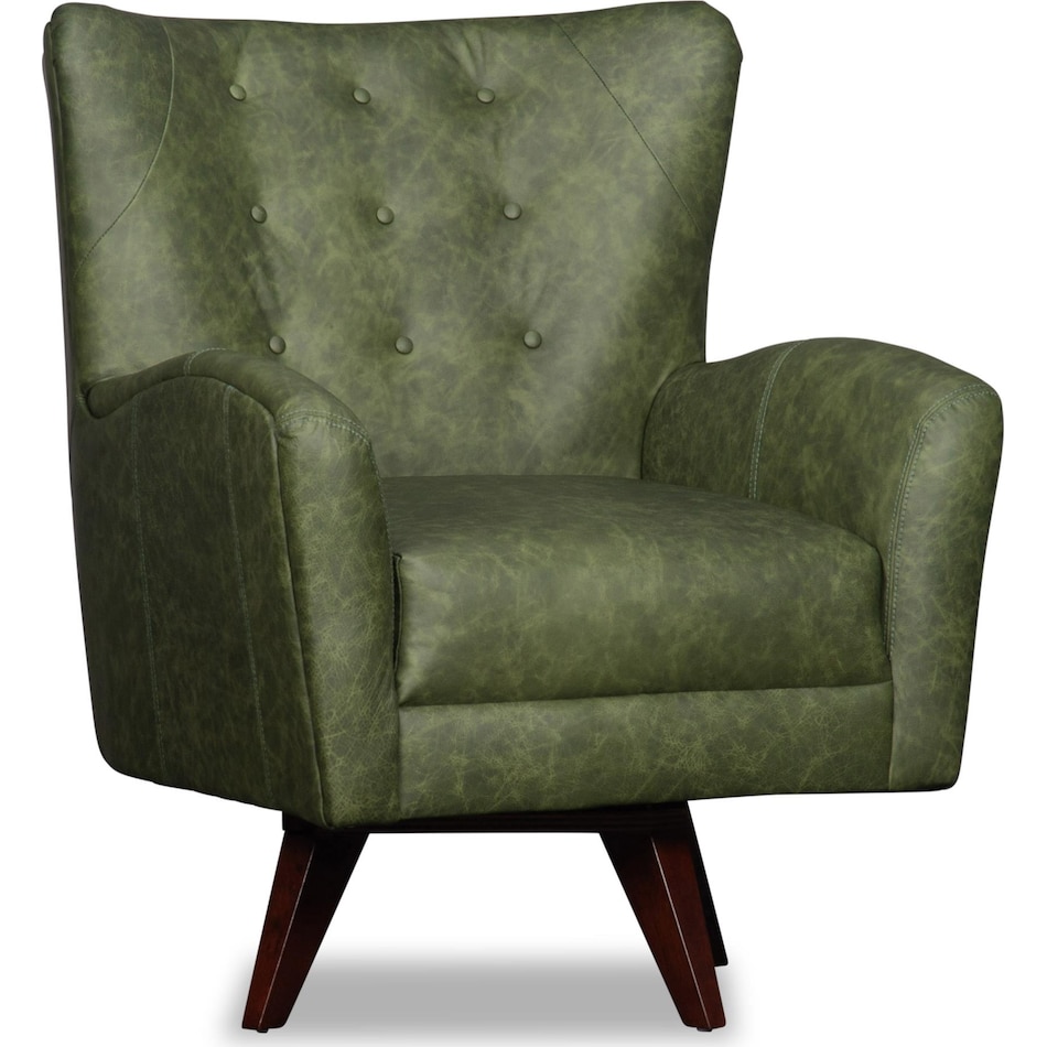 cillian leather accent chair   