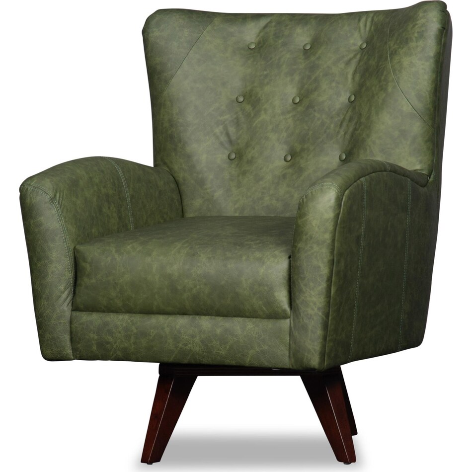 cillian leather accent chair   