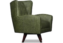 cillian leather accent chair   