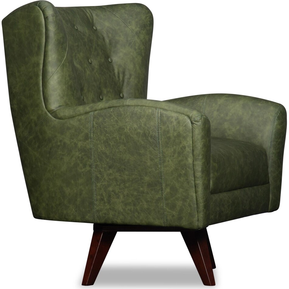 cillian leather accent chair   