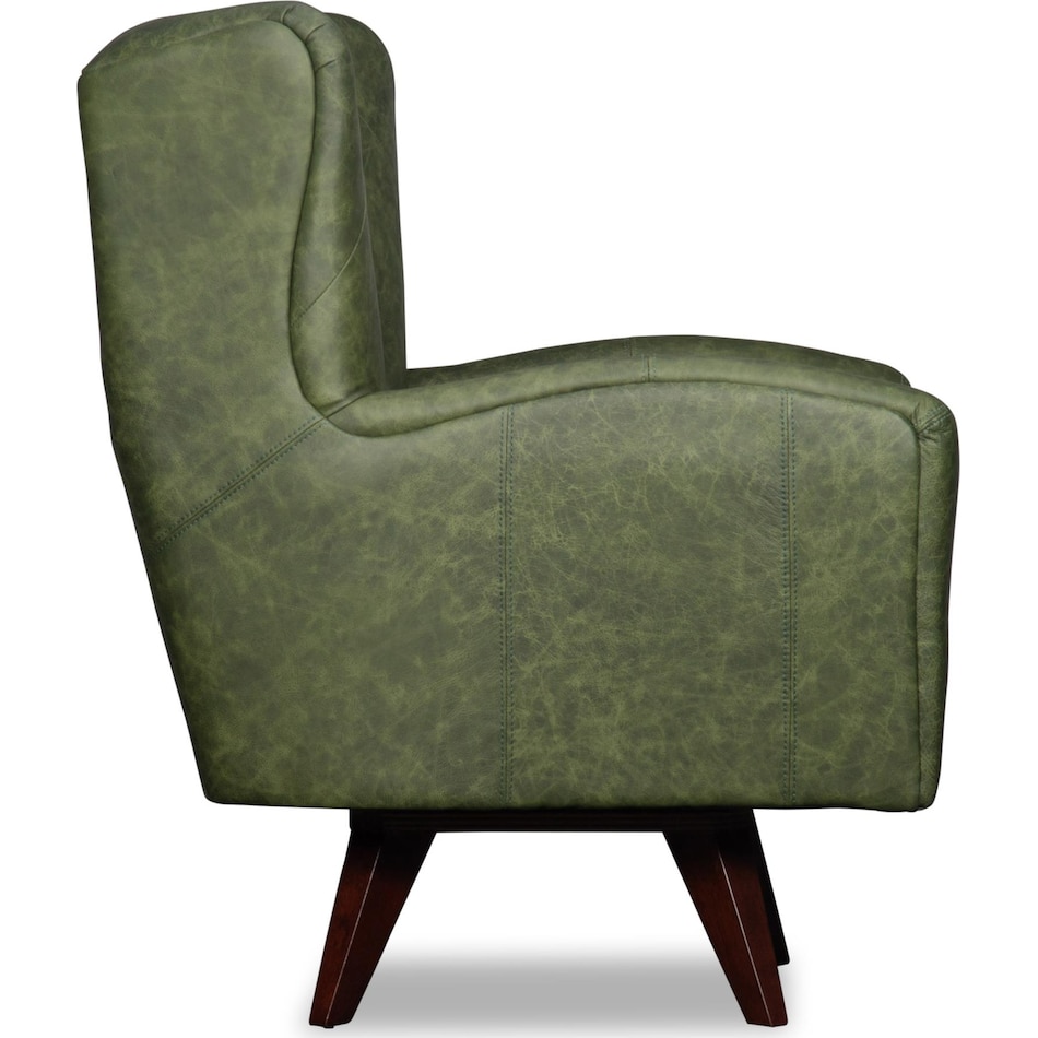 cillian leather accent chair   