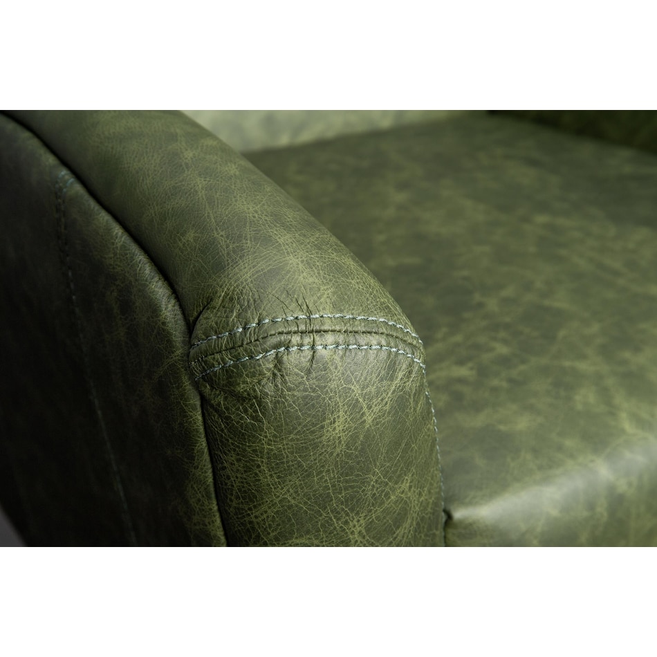 cillian leather accent chair   