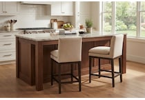 clara aged barrel barstool   