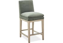 clara olive barstool   