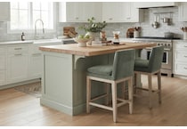 clara olive barstool   