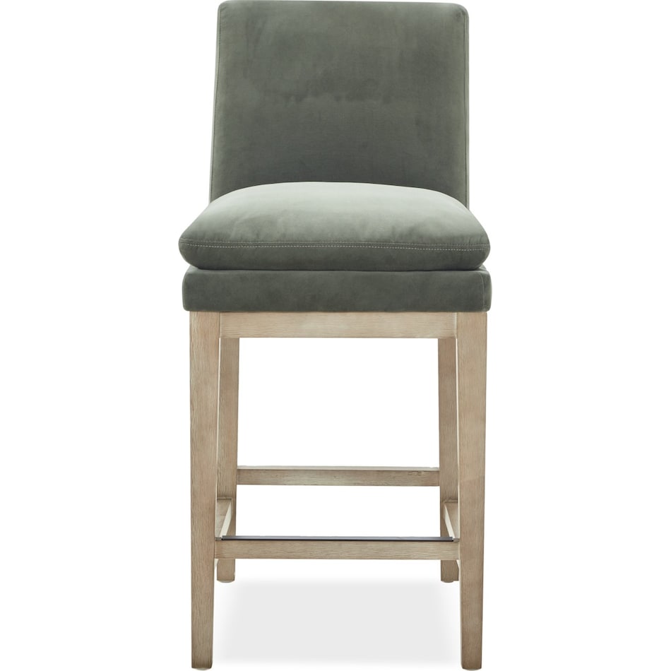 clara olive barstool   
