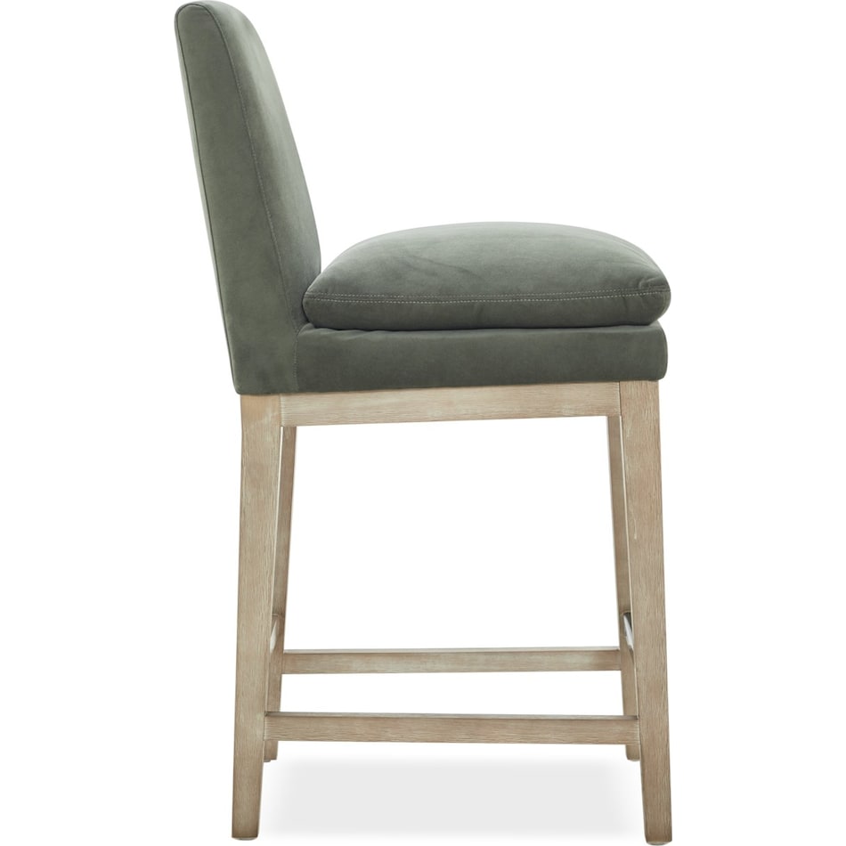 clara olive barstool   