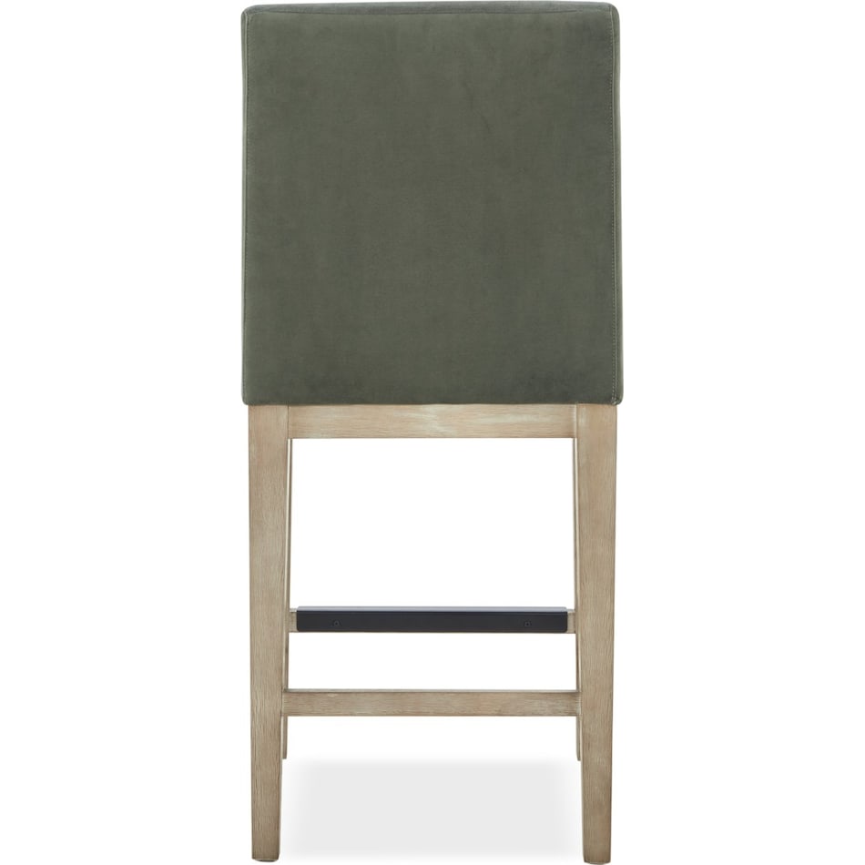 clara olive barstool   