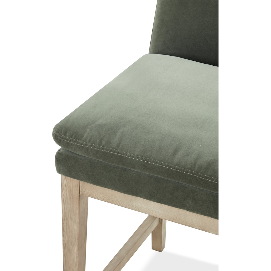clara olive barstool   