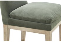 clara olive barstool   