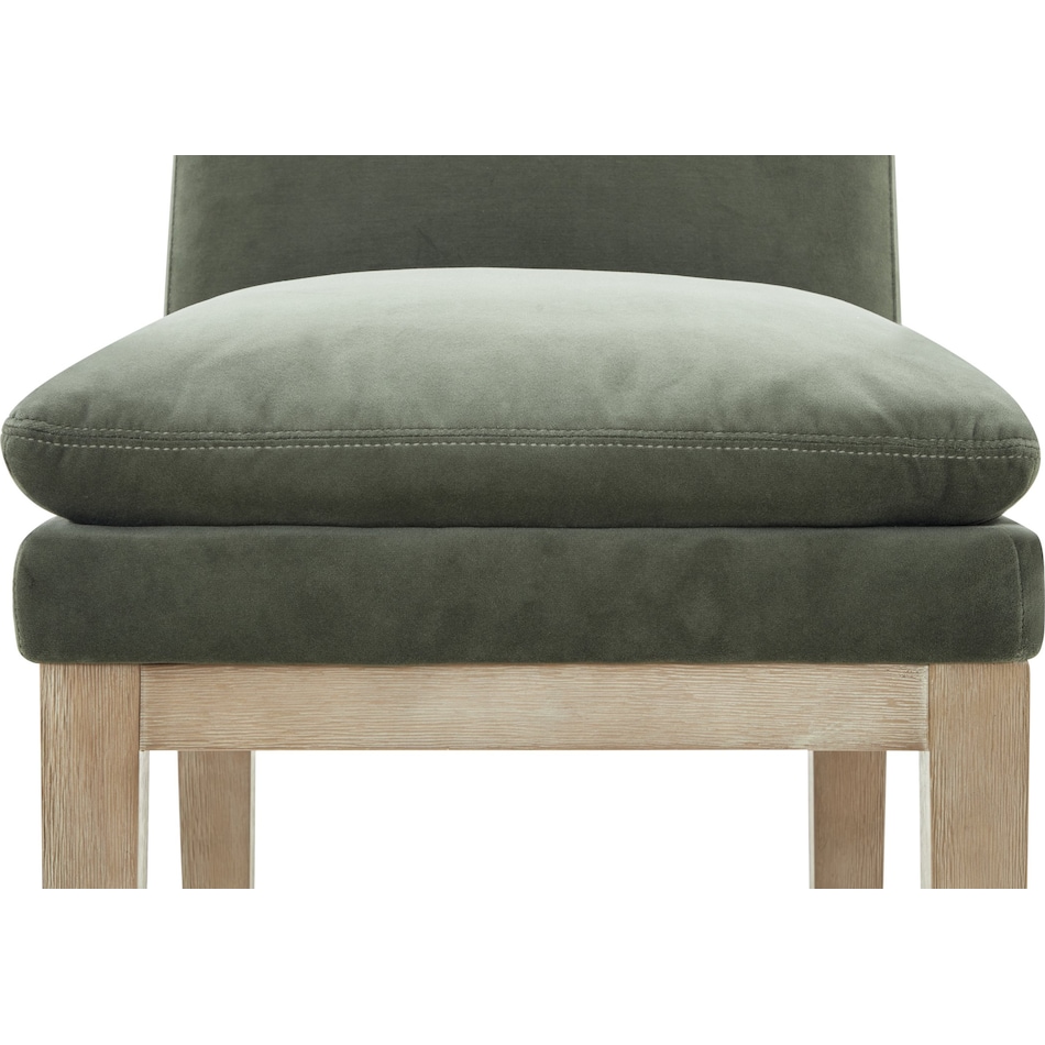 clara olive barstool   