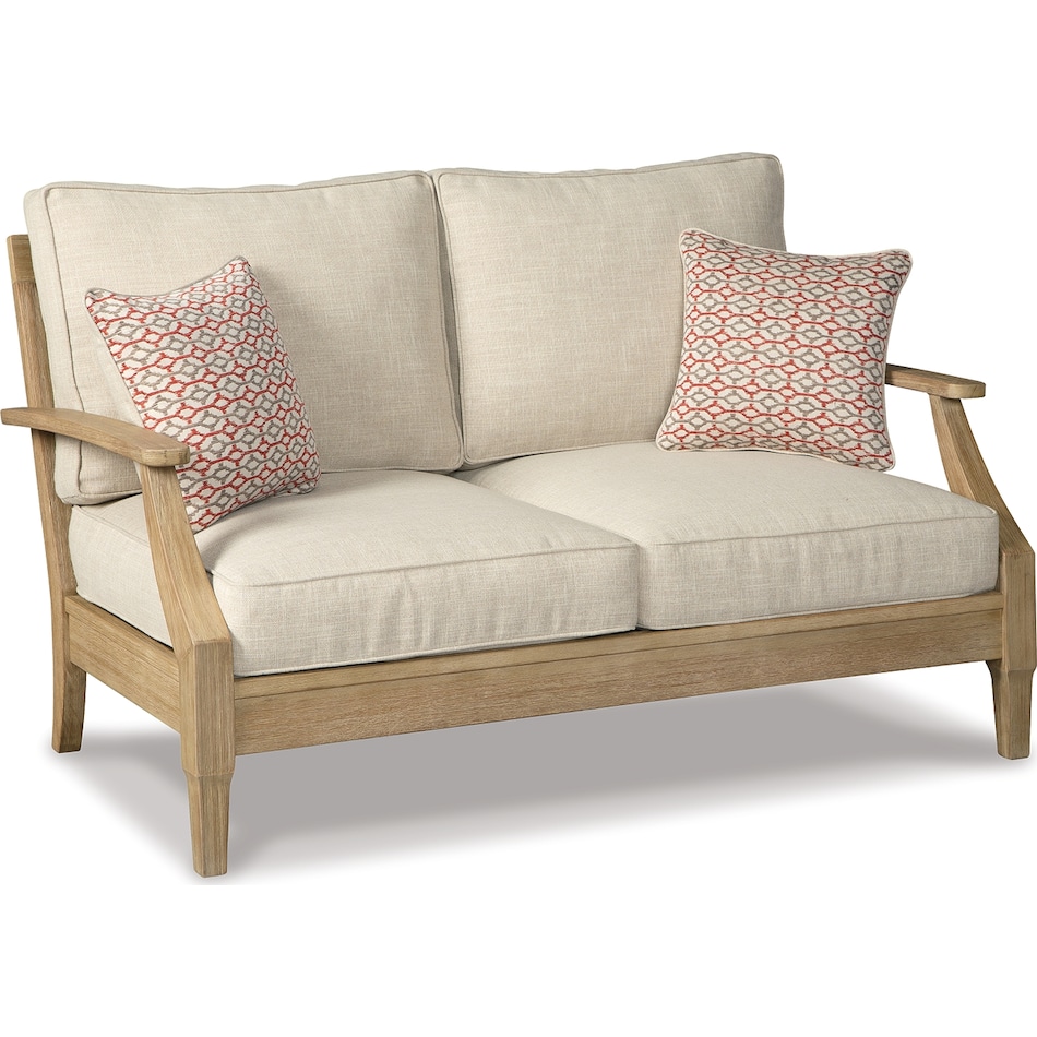 clare view beige loveseat   