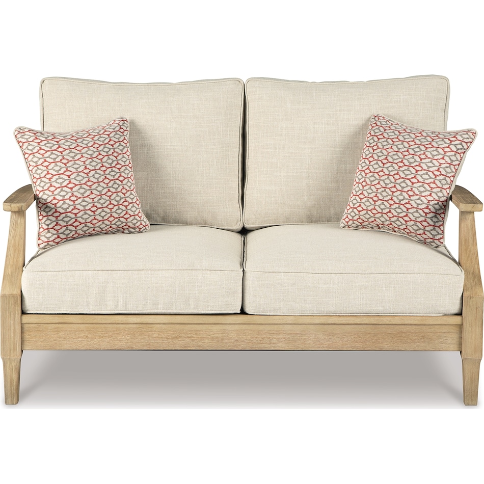 clare view beige loveseat   