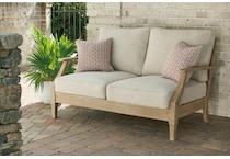 clare view beige loveseat   