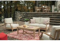 clare view beige loveseat   