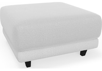 clareridge ecru cocktail ottoman   