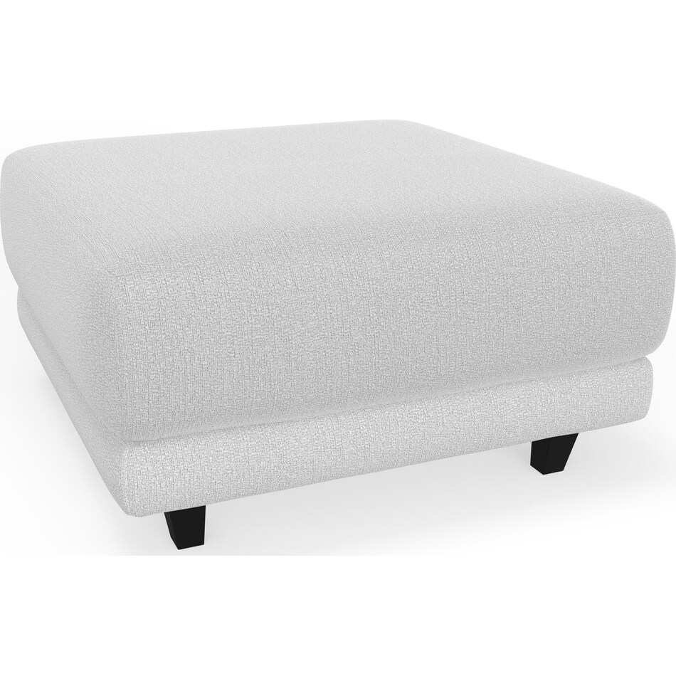 clareridge ecru cocktail ottoman   