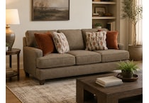 clarisse brown sofa   