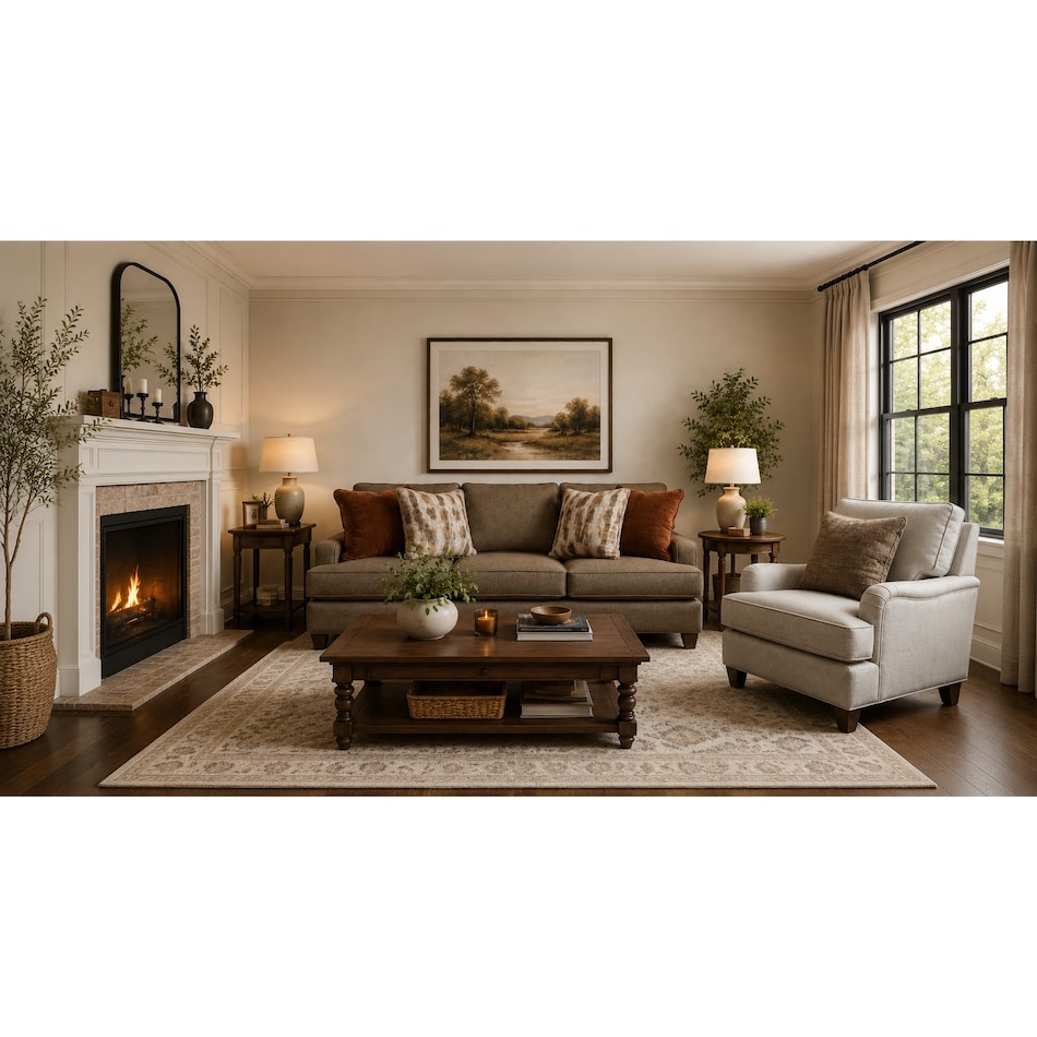 clarisse brown sofa   