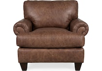 clarisse winslow  leather chair   