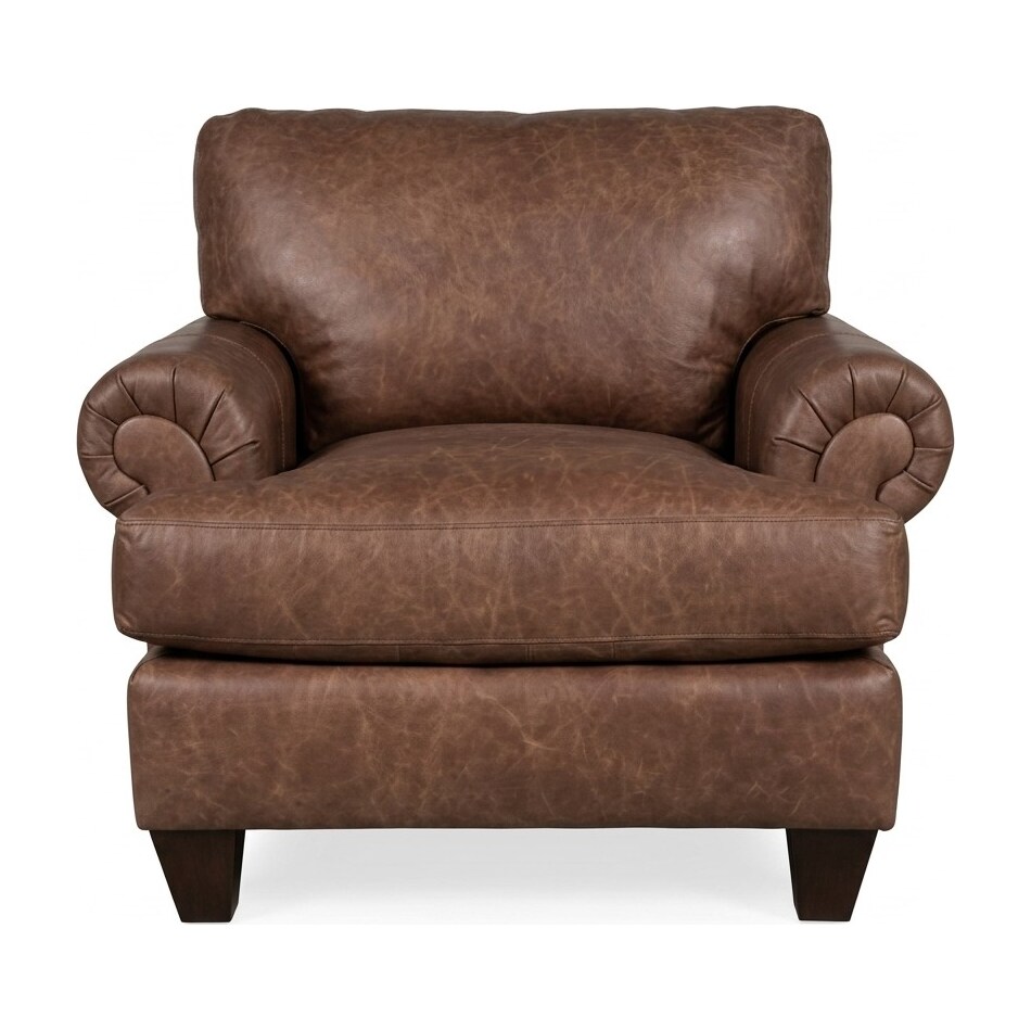 clarisse winslow  leather chair   