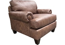 clarisse winslow  leather chair   