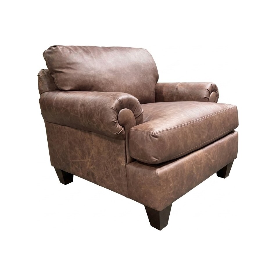clarisse winslow  leather chair   