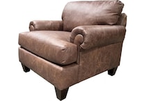 clarisse winslow  leather chair   