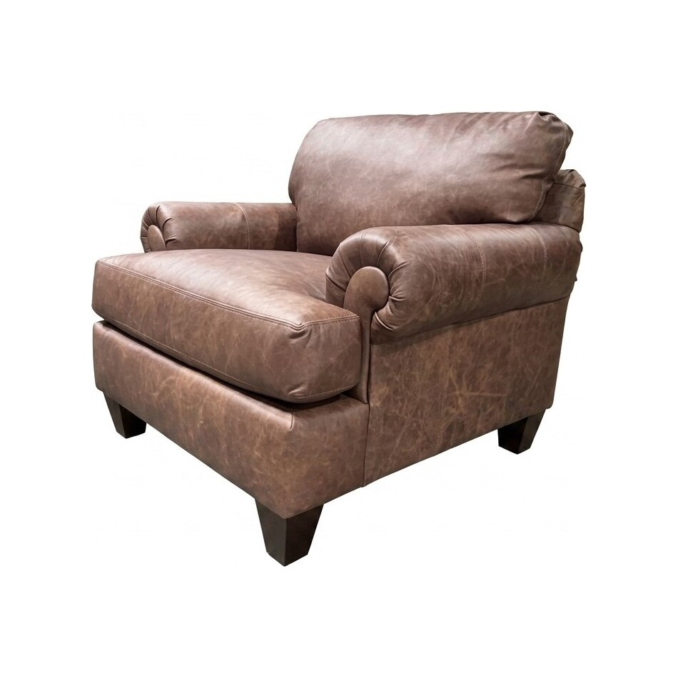 clarisse winslow  leather chair   